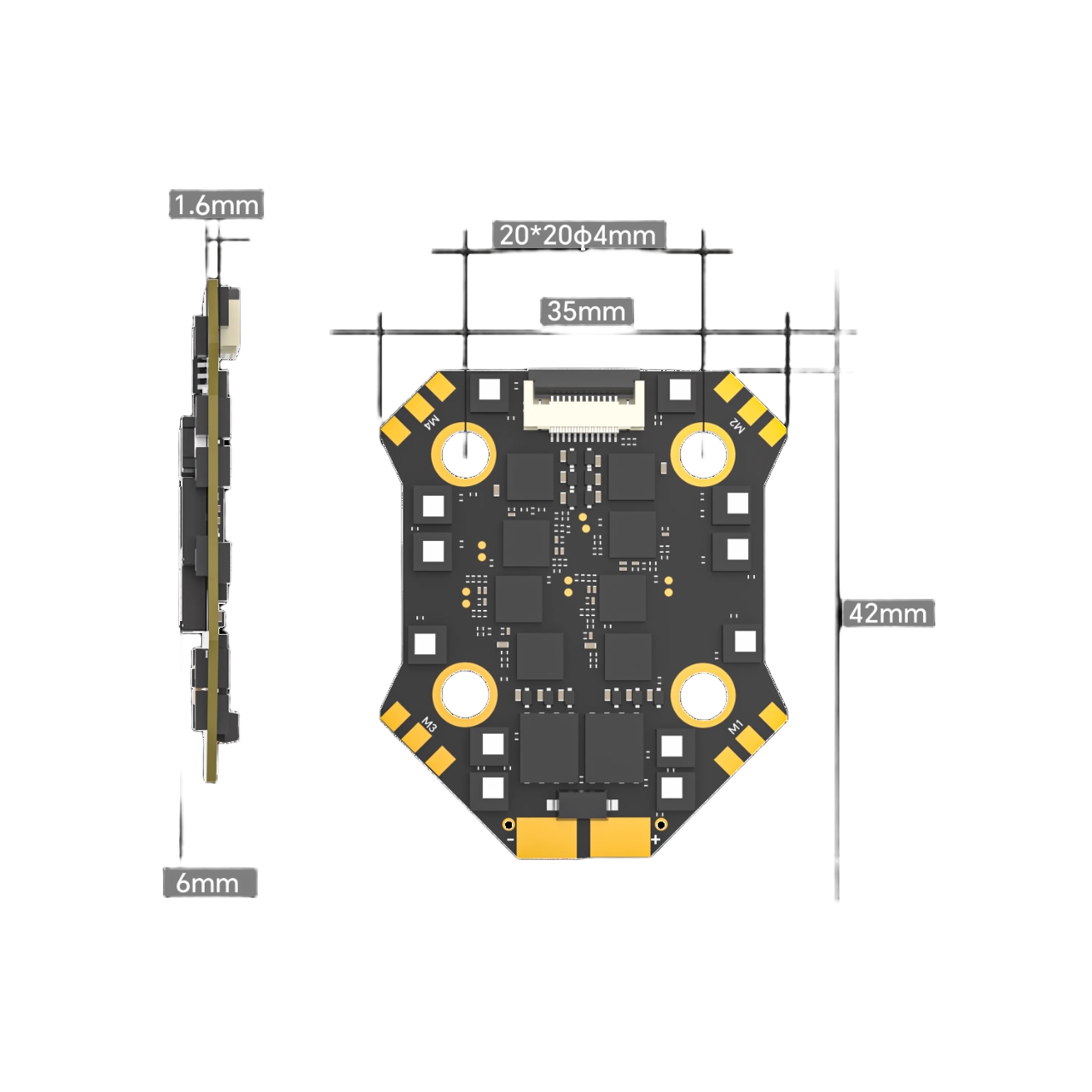 IFlight Borg F7 Mini Stack ICM - Fpv Flight Controller F7 Stack 60A recensie en prijs