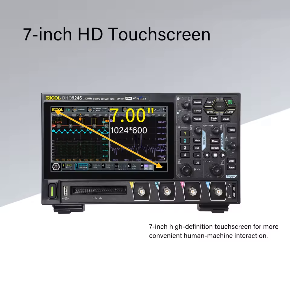 RIGOL DHO900-serie oscilloscoo - Digital Storage Oscilloscope 100Mhz recensie en prijs