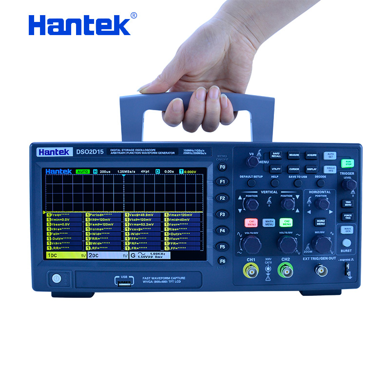 Hantek DSO2C10 2C15 2D10 2D15  - Digital Storage Oscilloscope 100Mhz recensie en prijs