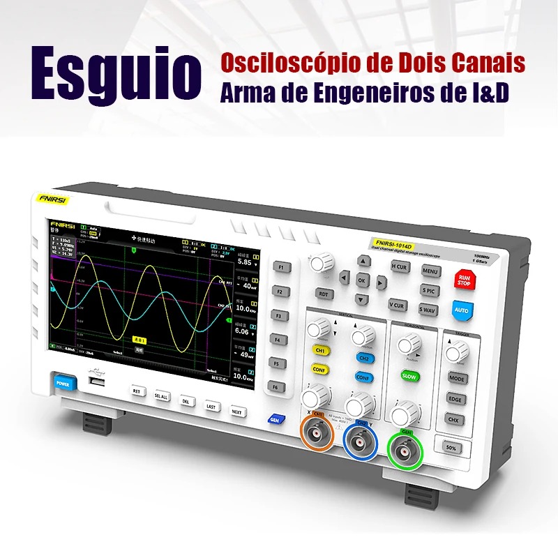 FNIRSI 1014D Digitale Oscillos - Digital Storage Oscilloscope 100Mhz recensie en prijs